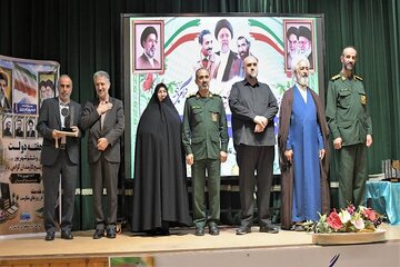 فرمانده پایگاه مقاومت بسیج راهداری و حمل و نقل جاده ای مازندران فرمانده نمونه شد