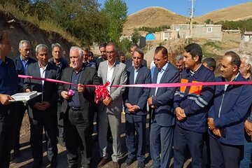 بهره‌برداری از دو پروژه راه روستایی در اهر  آذربایجان شرقی بااعتبار ۳۹۵ میلیارد ریال