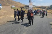 گزارش تصویری //بهره‌برداری و کلنگ‌زنی همزمان پروژه‌های راهداری و حمل‌ونقل جاده‌ای در بوکان