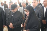 ببینید|ادای احترام وزیر راه و شهرسازی به مقام شامخ شهدای استان خوزستان و شهیدتنگسیری