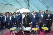ببینید/ وزیر راه و شهرسازی در آیین بهره‌برداری از باند دوم محور دارخوین- شادگان