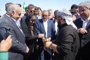ببینید/ وزیر راه و شهرسازی در آیین بهره‌برداری از باند دوم محور دارخوین- شادگان