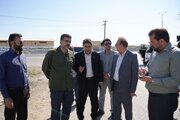 بازدید معاون وزیر راه و شهرسازی و رییس سازمان راهداری و حمل‌ونقل جاده‌ای از وضعیت محورهای مواصلاتی رامهرمز و رامشیر در استان خوزستان