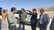 بازدید معاون وزیر راه و شهرسازی و رییس سازمان راهداری و حمل‌ونقل جاده‌ای از وضعیت محورهای مواصلاتی رامهرمز و رامشیر در استان خوزستان
