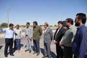 بازدید معاون وزیر راه و شهرسازی و رییس سازمان راهداری و حمل‌ونقل جاده‌ای از وضعیت محورهای مواصلاتی رامهرمز و رامشیر در استان خوزستان