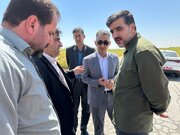 بازدید معاون وزیر راه و شهرسازی و رییس سازمان راهداری و حمل‌ونقل جاده‌ای از وضعیت محورهای مواصلاتی رامهرمز و رامشیر در استان خوزستان