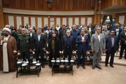 ببینید|آئین واگذاری اسناد مالکیت تحویل اراضی مسکونی در استان خوزستان