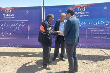 بهره‌برداری از دو پروژه روکش آسفالت در شهرستان‌ قدس استان تهران