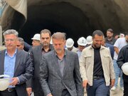 ببینید| بازدید معاون ساخت و توسعه‌ راه‌ها و بزرگراه‌ها از پروژه‌های در حال احداث محور چالوس