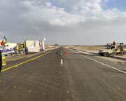 ببینید| بهره برداری از ۱۴ کیلومتر بزرگراه در محور زاهدان-خاش