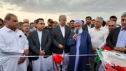 ببینید| بهره برداری از ۱۴ کیلومتر بزرگراه در محور زاهدان-خاش
