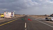 ببینید| بهره برداری از ۱۴ کیلومتر بزرگراه در محور زاهدان-خاش
