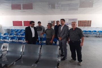 بازدید مدیرکل راهداری و حمل‌ونقل جاده‌ای استان البرز از سالن اعلام بار سیمان آبیک