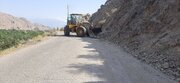 ببینید/ اجرای عملیات ریزش‌برداری و شانه‌سازی محور روستایی سنگان توسط راهداران طارم در استان قزوین
