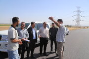بازدید سرپرست اداره کل راه و شهرسازی البرز از پروژه‌های عمرانی و مسکن غرب استان