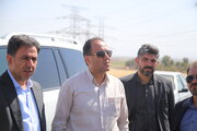 بازدید سرپرست اداره کل راه و شهرسازی البرز از پروژه‌های عمرانی و مسکن غرب استان