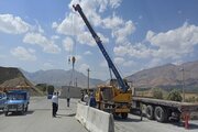 گزارش تصویری // ساماندهی تقاطع پل پوش‌آباد و هق–میرآباد اشنویه