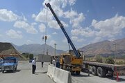 گزارش تصویری // ساماندهی تقاطع پل پوش‌آباد و هق–میرآباد اشنویه