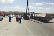 گزارش تصویری // ساماندهی تقاطع پل پوش‌آباد و هق–میرآباد اشنویه