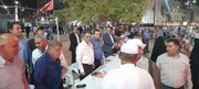ببینید| برگزاری میز خدمت اداره راه و شهرسازی امیدیه در تجمعات شبانه و خدمت رسانی به شهروندان
