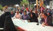 ببینید| برگزاری میز خدمت اداره راه و شهرسازی امیدیه در تجمعات شبانه و خدمت رسانی به شهروندان