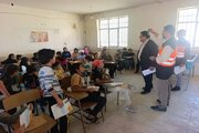 آموزش ایمنی تردد به دانش‌آموزان مدارس حاشیه راه در فارسان چهارمحال و بختیاری