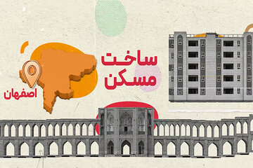 موشن گرافی|روایت مسیر مسکن در اصفهان؛از تأمین زمین تا خانه‌دار شدن ۱۰۳ هزار خانوار