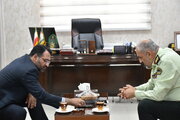 قدردانی فرمانده انتظامی از مدیرکل و معاونان راه و شهرسازی استان سمنان