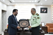 قدردانی فرمانده انتظامی از مدیرکل و معاونان راه و شهرسازی استان سمنان