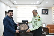 قدردانی فرمانده انتظامی از مدیرکل و معاونان راه و شهرسازی استان سمنان