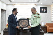 قدردانی فرمانده انتظامی از مدیرکل و معاونان راه و شهرسازی استان سمنان