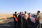 ببينيد | بازديد معاون راهداري سازمان راهداري و حمل‌ونقل جاده‌‌اي از محورها و پروژه‌هاي استان اصفهان