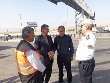 ببينيد | بازديد معاون راهداري سازمان راهداري و حمل‌ونقل جاده‌‌اي از محورها و پروژه‌هاي استان اصفهان