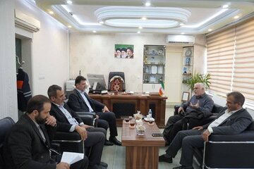 دیدار مدیرکل راهداری آذربایجان شرقی با نماینده اهر و هریس و رئیس سازمان مدیریت و برنامه‌ریزی استان