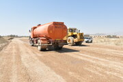 عملیات آماده سازی سایت 55 هکتاری سوکان سمنان