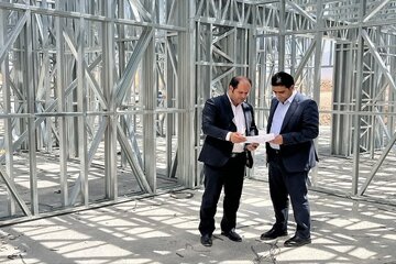 خدمات روبنایی پروژه‌های نهضت ملی مسکن شهر خمین