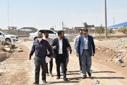 بازدید میدانی مدیرکل راه و شهرسازی استان از پروژه  واحدی نور سمنان