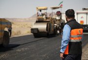 تداوم اجرای عملیات روکش آسفالت محور نهبندان–زاهدان در کریدور چابهار–مشهد