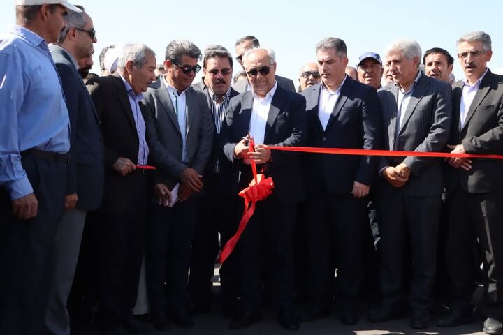 ببینید | آیین افتتاح باند برگشت کنارگذر ایلخچی در آذربایجان شرقی