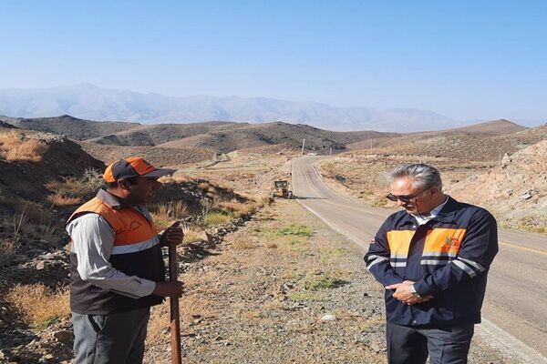 بازدید میدانی مدیرکل راهداری و حمل‌ونقل جاده‌ای جنوب کرمان