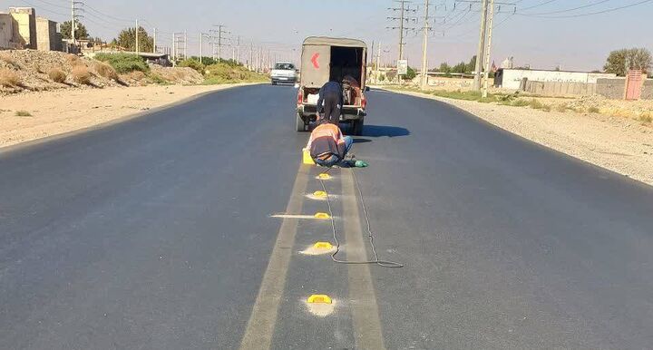 ایمن سازی محور پرتردد تیغاب شهرستان پیشوا استان تهران