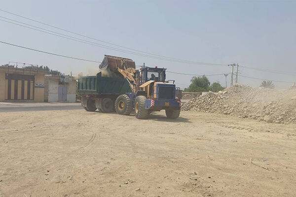 بارگیری و حمل مصالح