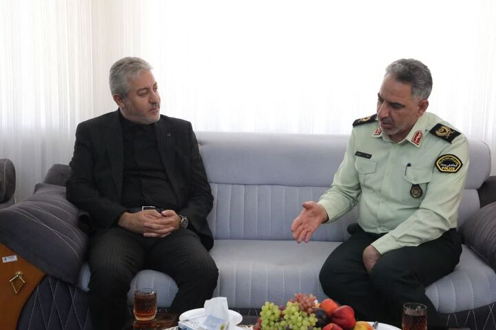 دیدار با سردار جمال سلمانی رمانده نیروی انتظامی استان