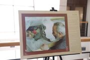 برگزاری نمایشگاه عکس‌نوشته‌های شهدا در اداره‌کل راه و شهرسازی استان قزوین