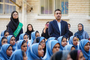 ببینید | نواختن زنگ سال تحصیلی با حضور وزیر راه و شهرسازی