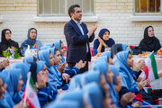 ببینید | نواختن زنگ سال تحصیلی با حضور وزیر راه و شهرسازی