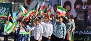 آیین نواختن زنگ آغاز سال تحصیلی و زنگ مقاومت در هنرستان شاهد ایثارگران البرز برگزار شد