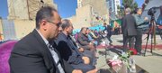 آیین نواختن زنگ آغاز سال تحصیلی و زنگ مقاومت در هنرستان شاهد ایثارگران البرز برگزار شد