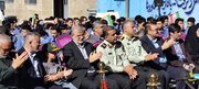 آیین نواختن زنگ آغاز سال تحصیلی و زنگ مقاومت در هنرستان شاهد ایثارگران البرز برگزار شد