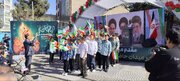 آیین نواختن زنگ آغاز سال تحصیلی و زنگ مقاومت در هنرستان شاهد ایثارگران البرز برگزار شد